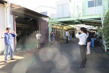 朝のラジオ体操です